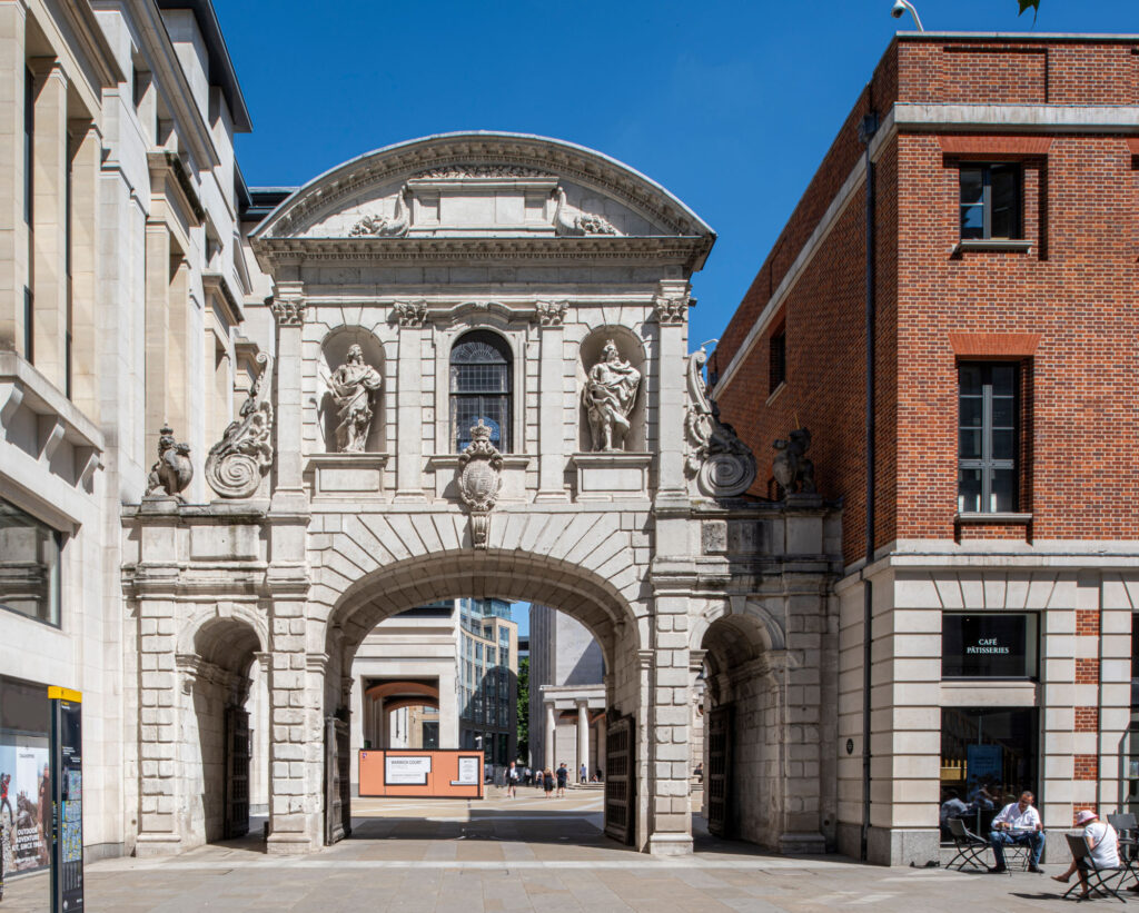 Temple Bar - classical arched stone gateway