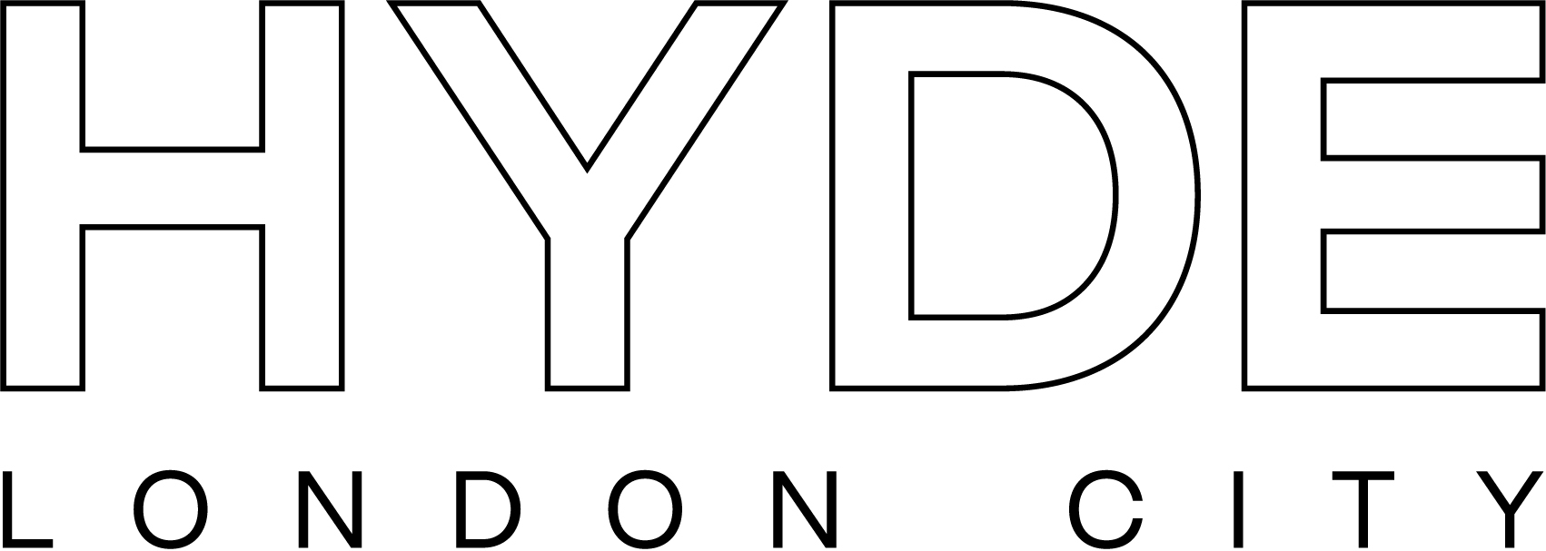 the logo for Hyde London City