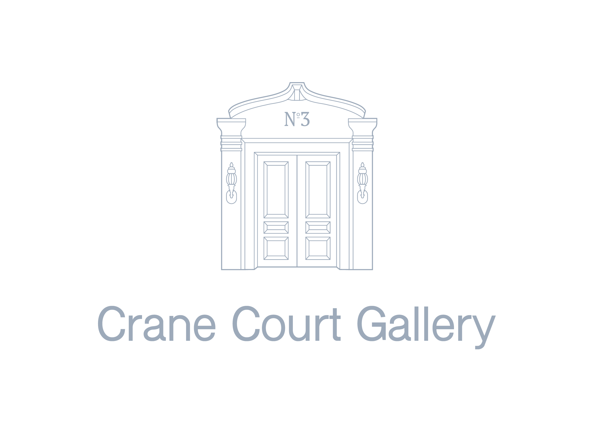 the logo for Crane Court Gallery